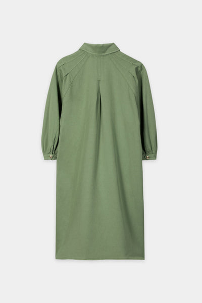 Shirt Dress in Linen Blend