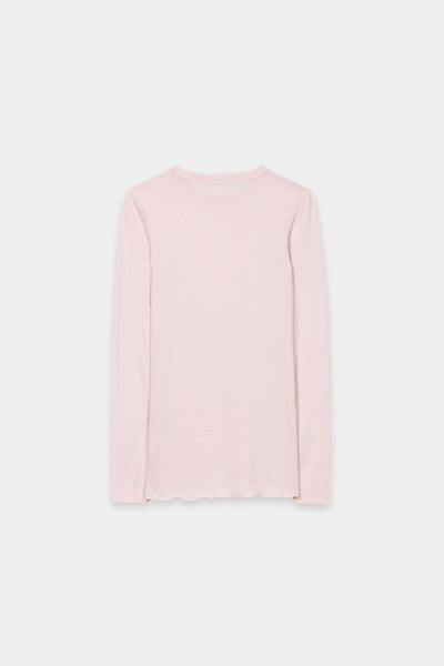 Shiny Round-Neck Top