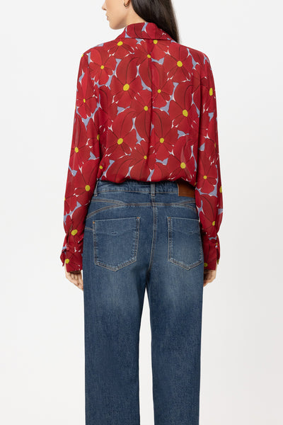 Blouse with Floral Print