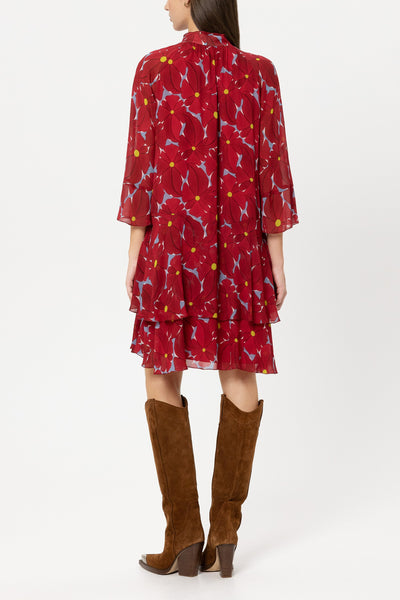 Boho Dress with Floral Print