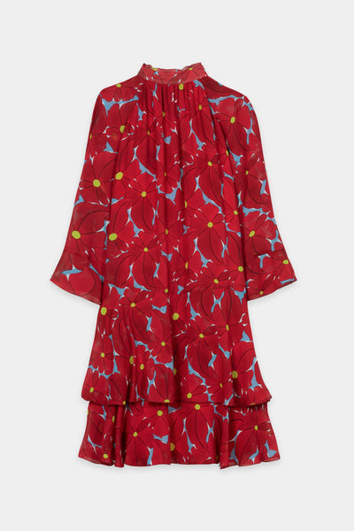 Boho Dress with Floral Print