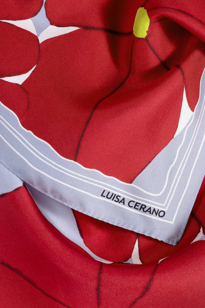 Red Silk Scarf