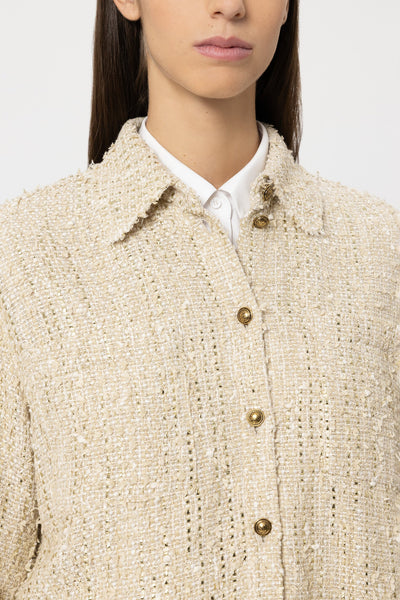 Tweed Shirt Jacket