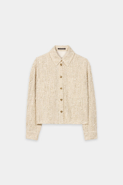 Tweed Shirt Jacket