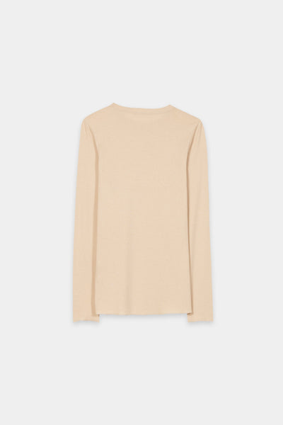 Shiny Round-Neck Top