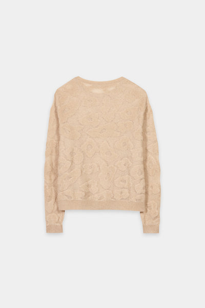 Pullover with Leopard Print