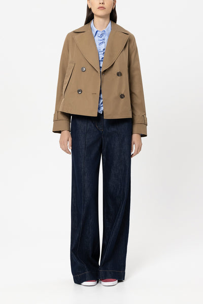 Gabardine Trench Jacket