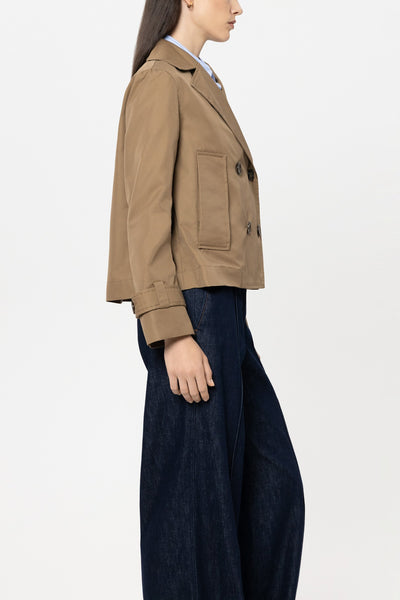 Gabardine Trench Jacket