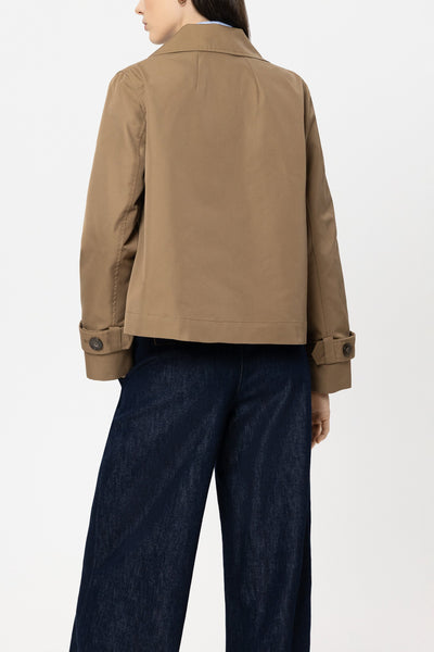 Gabardine Trench Jacket