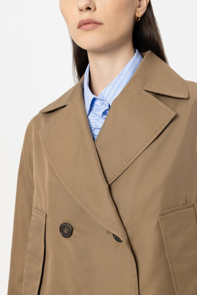 Gabardine Trench Jacket