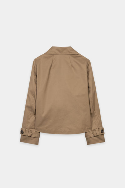 Gabardine Trench Jacket