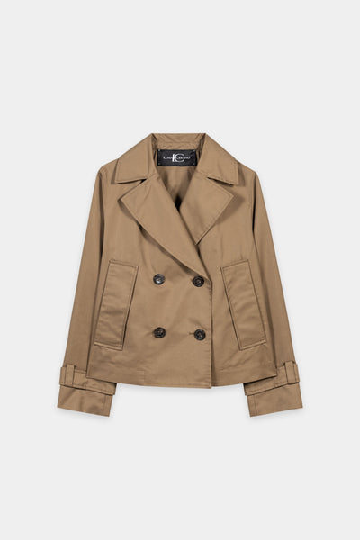 Gabardine Trench Jacket