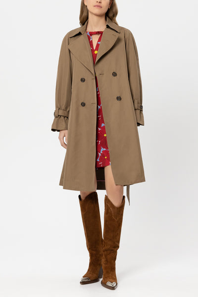 Gabardine Trench Coat