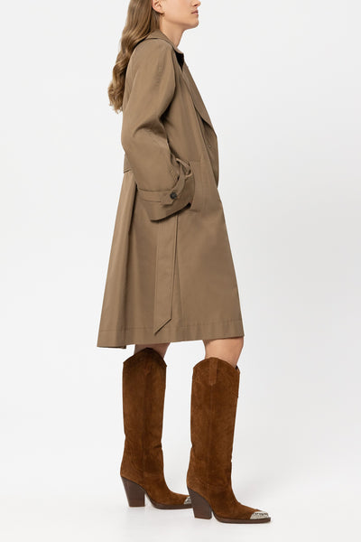 Gabardine Trench Coat