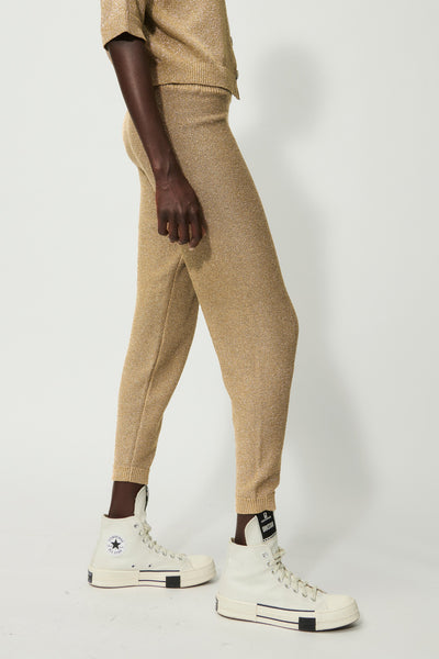 Knitted Pant with Glitter