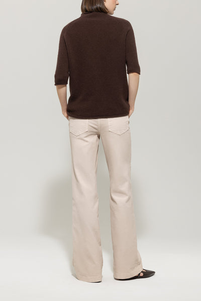 Flared Sailor Twill Denim