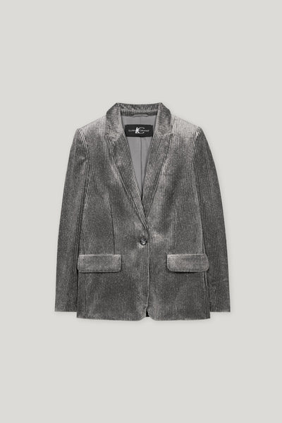 Cord Blazer with Glitter