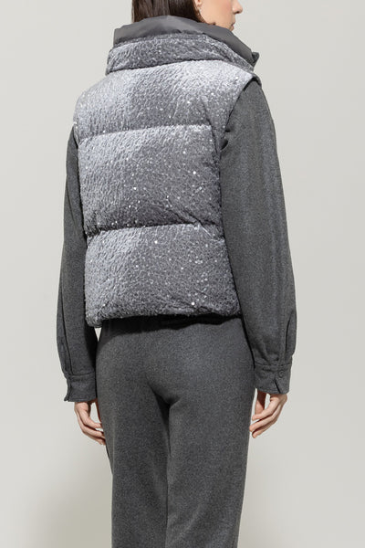 Velvet Down Gilet