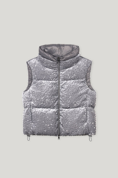 Velvet Down Gilet