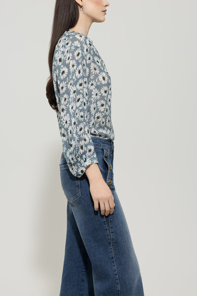 Daisy Print Blouse