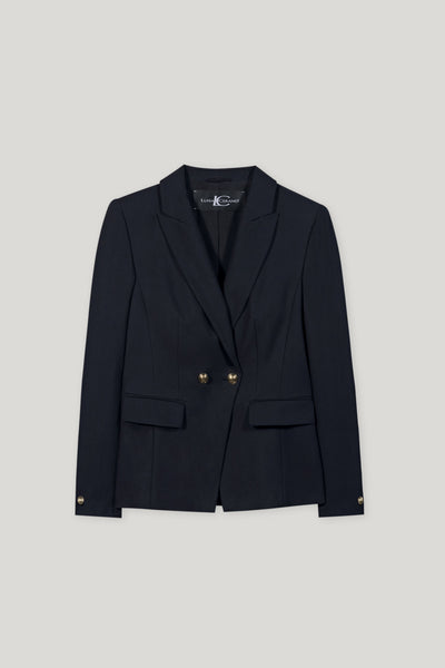 Navy Gabardine Blazer