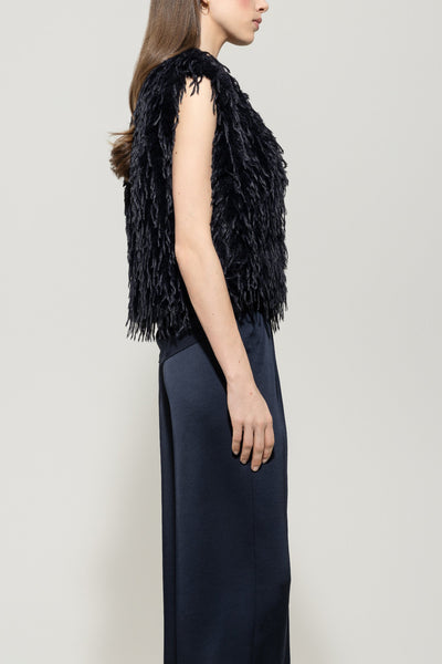 Feather Effect Gilet