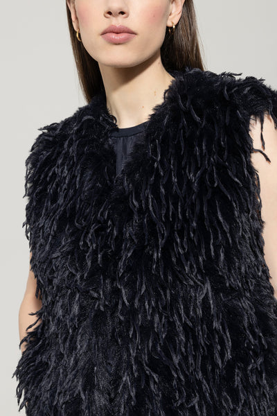 Feather Effect Gilet