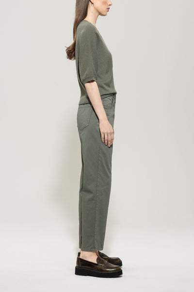 High-Stretch Tapered Denims