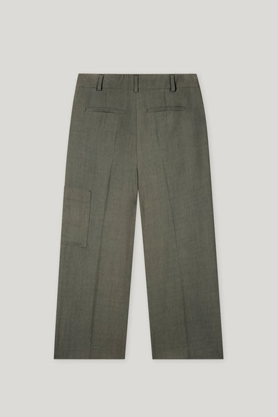 Tapered Pant with Panama Fabric