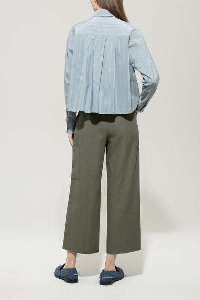 Tapered Pant with Panama Fabric