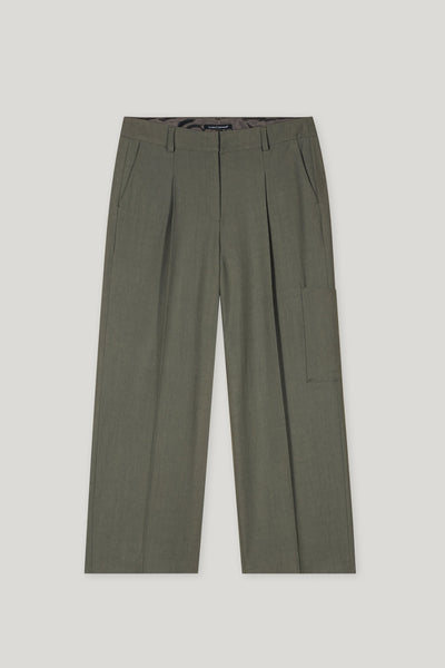 Tapered Pant with Panama Fabric