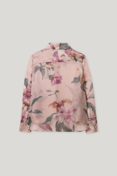 Silk Blouse with Floral Print