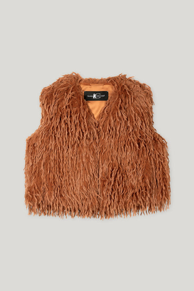 Feather Effect Gilet