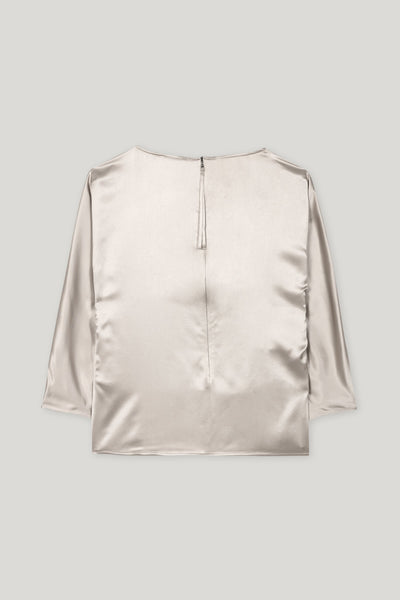 Silk Blouse with Kimono Sleeve