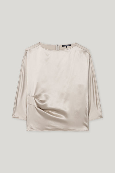 Silk Blouse with Kimono Sleeve