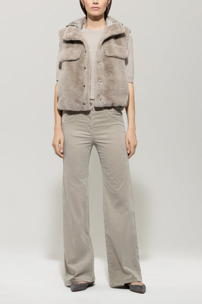 Bootcut Velvet Pants