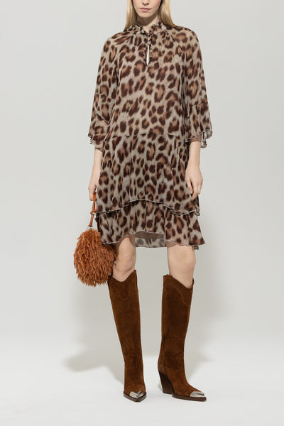 Dress with Animal Print