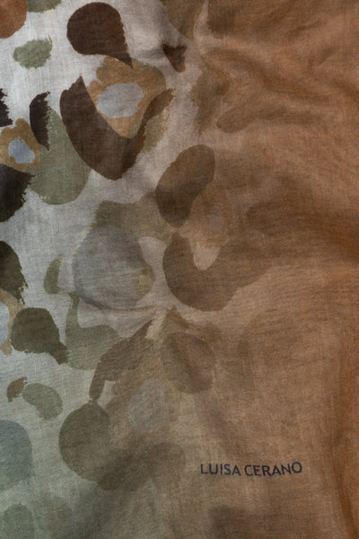 Scarf with Small Animal Print