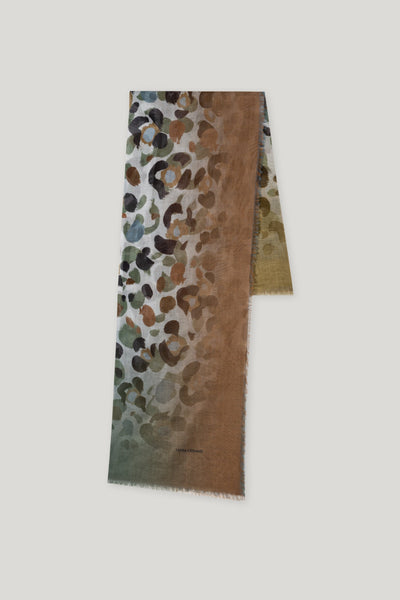 Scarf with Small Animal Print