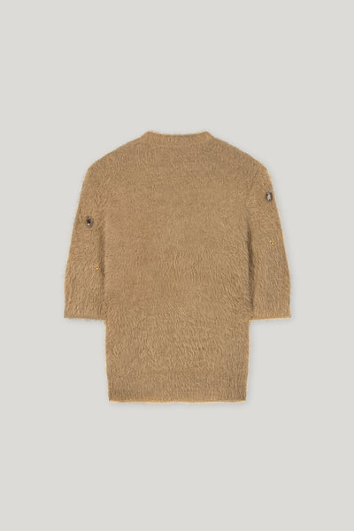 Short-Sleeve Gemstone Pullover