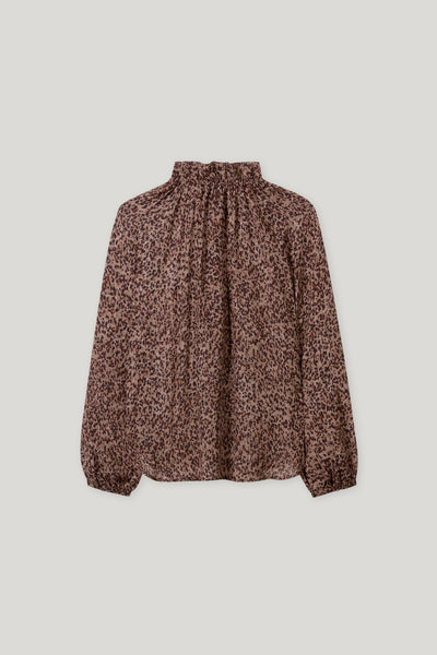 Blouse with Animal Print