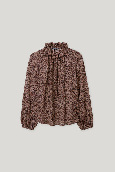 Blouse with Animal Print