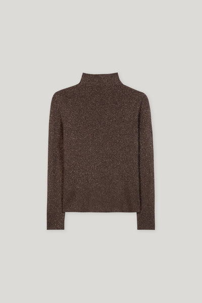 Wool-Blend Knit in Turtle Neck