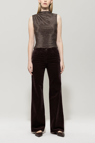 Bootcut Velvet Pants