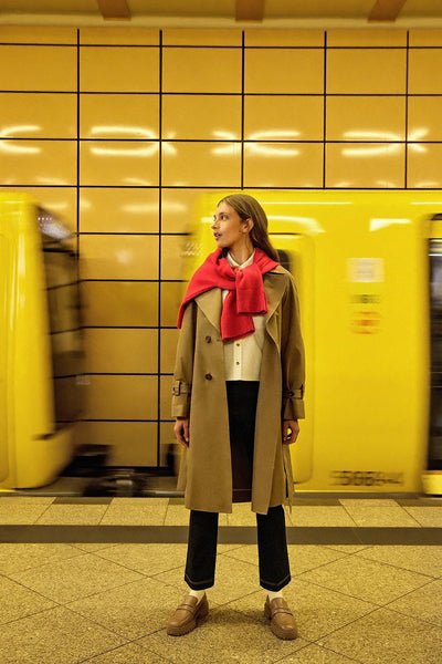 Gabardine Trench Coat