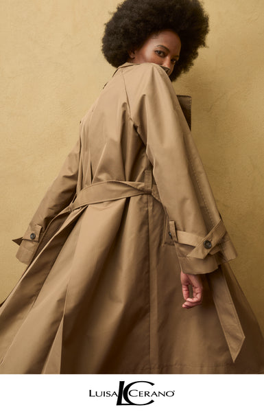 Gabardine Trench Coat