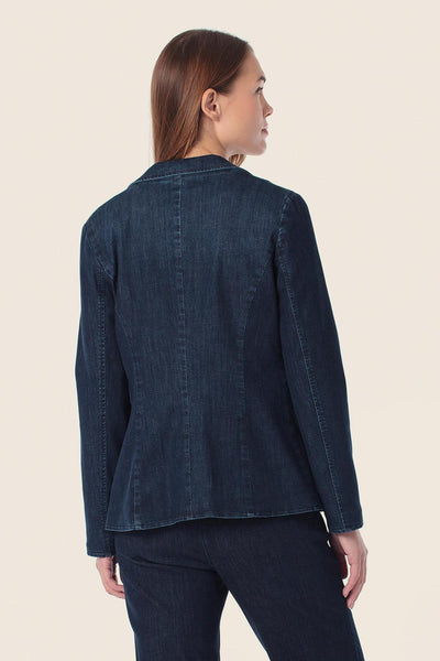 Denim Blazer with Stretch