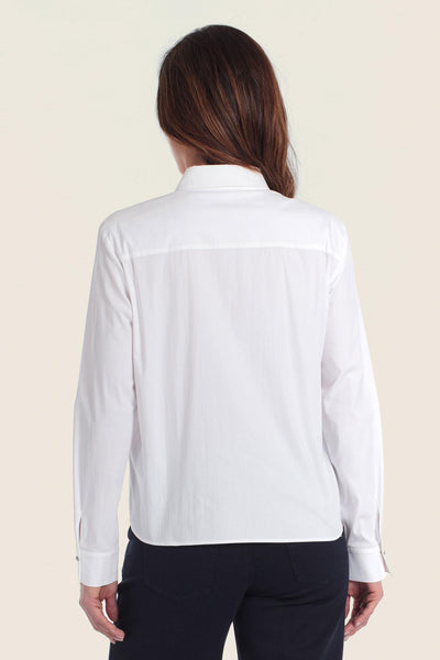 Shirt with Pleated Detail