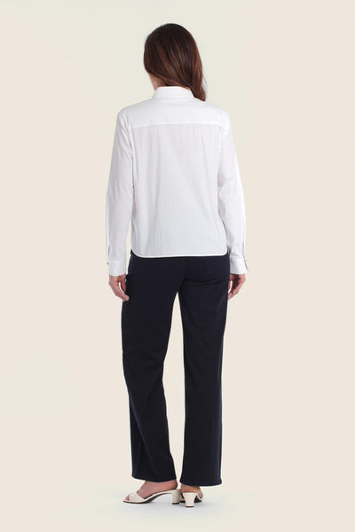 Shirt with Pleated Detail