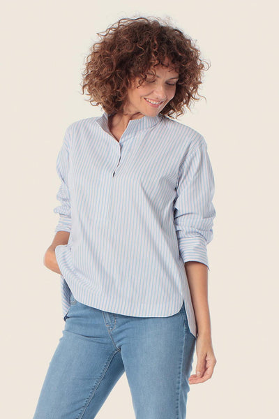 Striped Overblouse